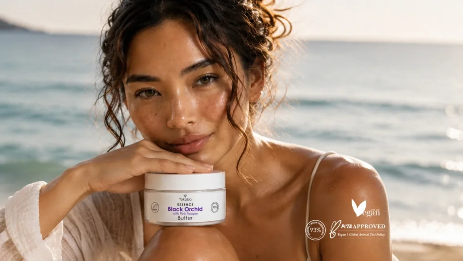 Yokaba Black Orchid body butter from the brand&rsquo;s vegan Essence range